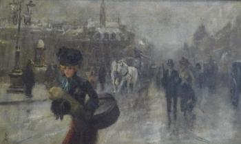 阿爾弗雷德 史蒂文斯 Elegants sur les Boulevards 阿爾弗雷德 史蒂文斯 Elegants sur les Boulevards